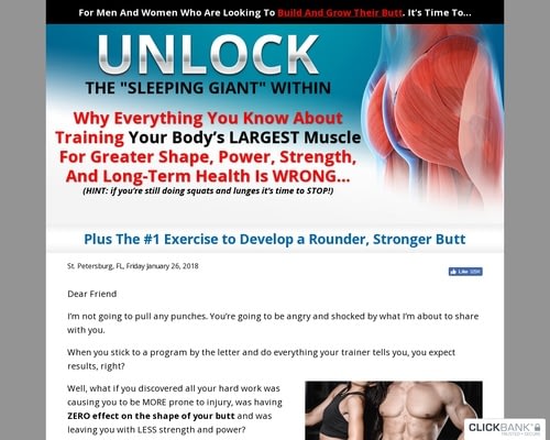 Unlock Your Glutes - Conversion Monster!