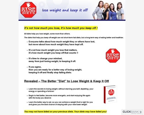 Stop Failing Diets - Sensible Weight Loss With The Glycemic Index