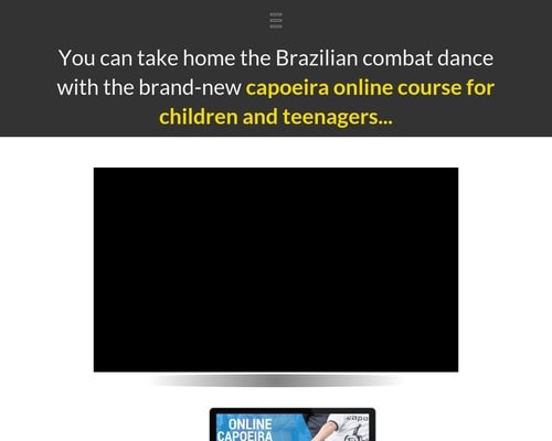 Online Capoeira Trail For Kids An Teenagers