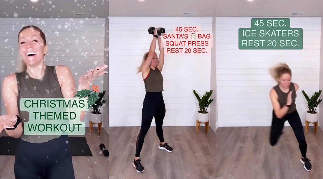 Sleigh Your Fitness Goals with this HIIT Christmas Workout