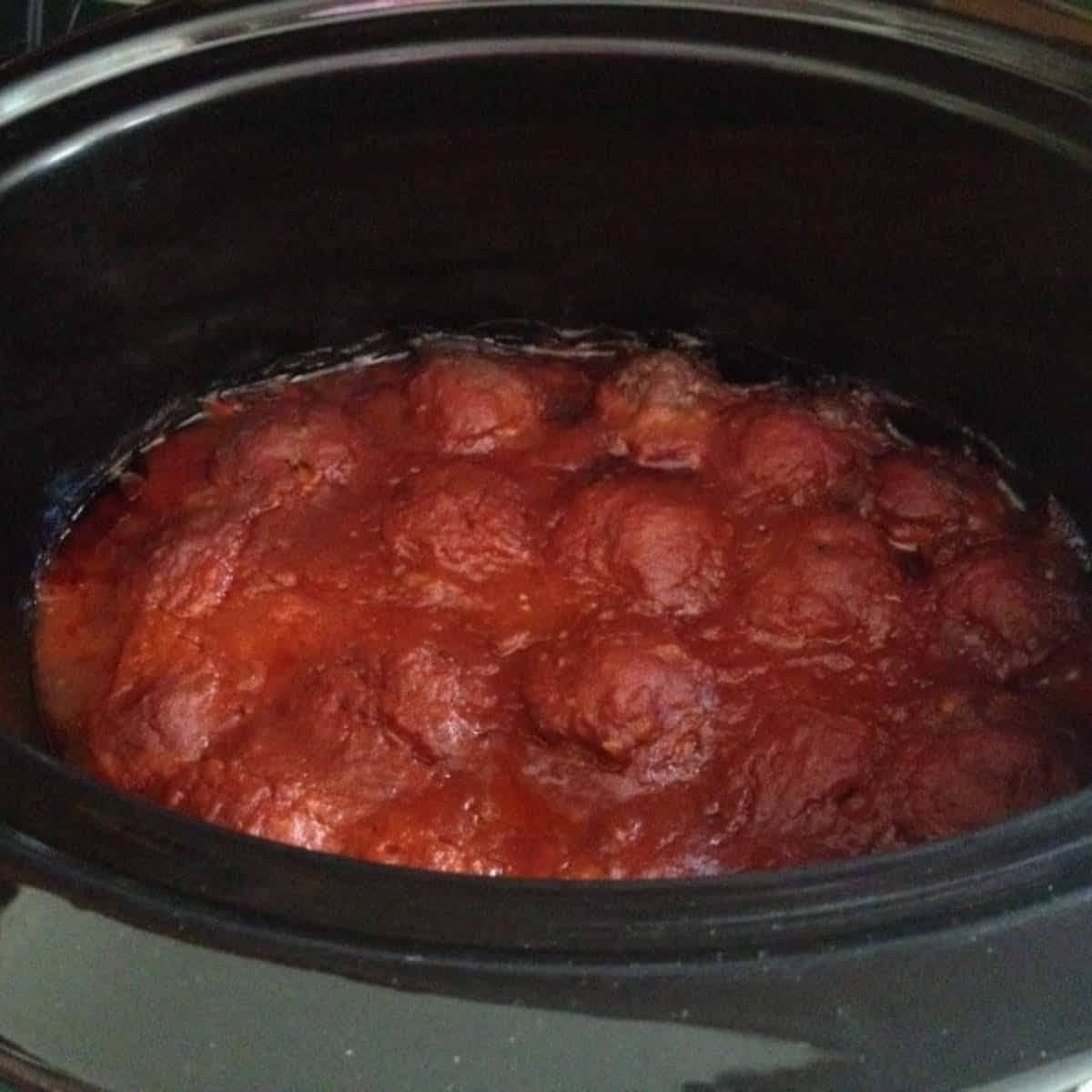 slow cooker turkey meatballs