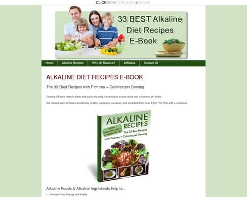 Alkaline Diet Recipes - The 33 Best Recipes With Pictures & Calories
