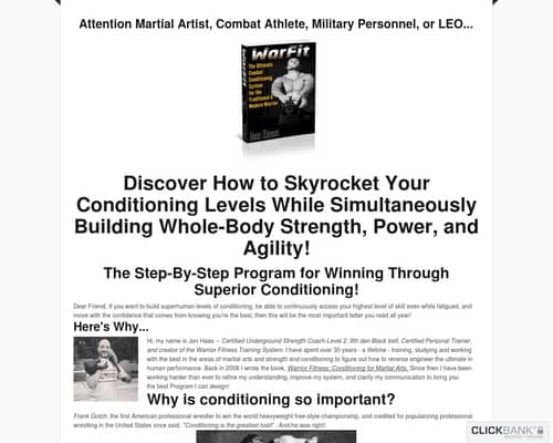 Warfit Combat Conditioning System