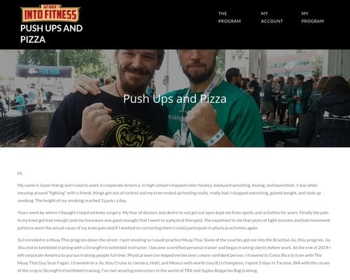 Push Ups and Pizza